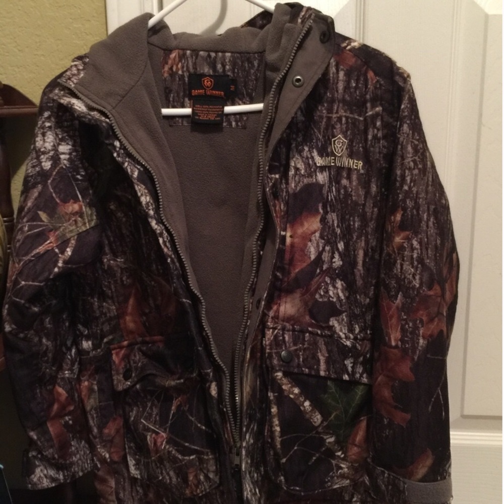 BOGO.  Size med, big boy, not mans, camo jacket